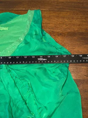 Unbranded‎ Italian Silk Blend Ruffled Tiered Maxi Dress thumbnail 4