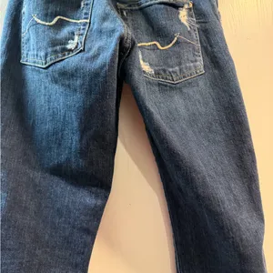 Seven For All Mankind Josefina Distressed Boyfriend Jeans Size 29 thumbnail 5