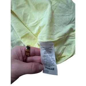 We The Free Free People Yellow Short Sleeve Crew Neck T-Shirt Size XS thumbnail 4