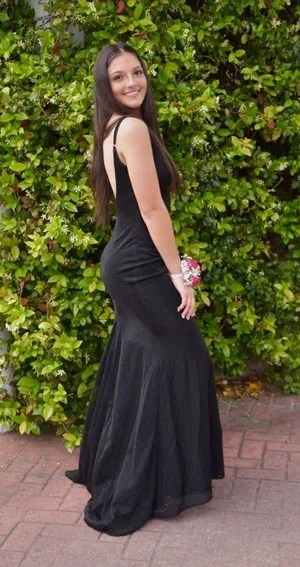 Prom Dress Black Size 2 thumbnail 1