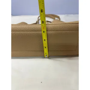 8 Other Reasons Vegan Leather Slouchy Bucket Tote Bag Taupe Neutral Minimal‎ thumbnail 8