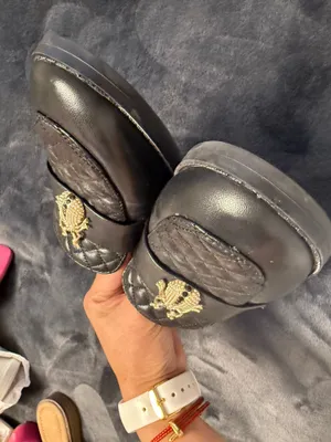 Gianni bini Black quilted leather loafers with bee detail #loafers #luxury thumbnail 10