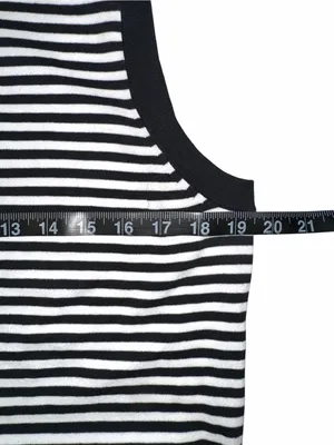 NWT J. Crew Jackie Sweater Shell Navy Striped Sleeveless Knit Tank XL thumbnail 5