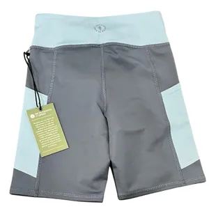 Parks Project Glacier Trail Blue Crop Top Sports Bra Bike Shorts Set XS NEW Tags thumbnail 11