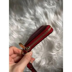 Michael Kors Wristlets Safiano Red Leather Wallet thumbnail 7