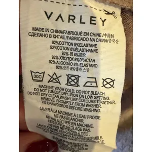Varley Sweatshirt Women‎ XS Taupe Heathered Turtleneck Atlas Pullover Athleisure thumbnail 13