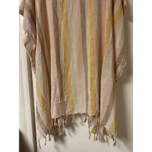 Aerie Women's Lightweight Neutral Colored with Fringe OS‎ Shrug 100% Cotton thumbnail 12