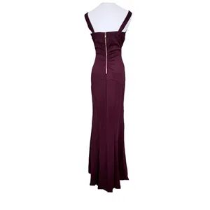 Emerald‎ Sunday Sleeveless Evening Brides Maid Sleeveless Long Dress MEDIUM Slit thumbnail 6