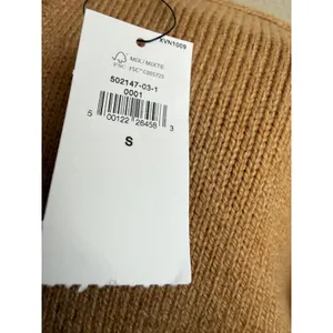 Banana Republic Womens Small Camel Tan Mock Neck‎ Cotton Wool Blend Sweater NEW thumbnail 3