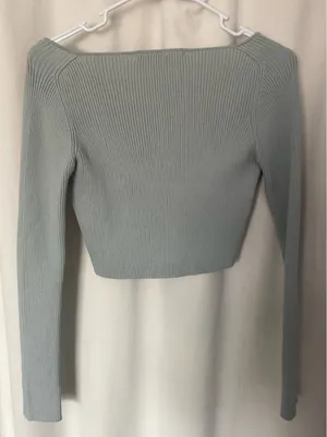 ZARA Crop Long Sleeve Top thumbnail 3