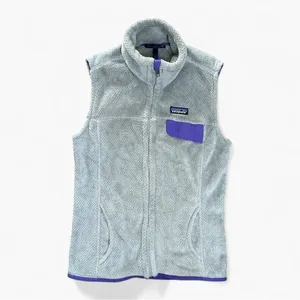 Patagonia Re-Tool Vest Women’s M Gray Purple Fleece Gorpcore Outdoor Hiking thumbnail 2