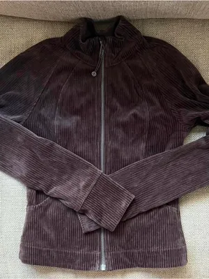 Lululemon Espresso Corduroy Jacket Scuba Track thumbnail 6