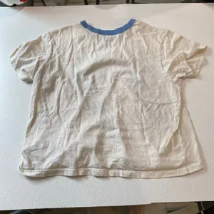 American Eagle XS West Coast 77 Graphic Ringer Tee Y2K Coastal Baby Tee thumbnail 3