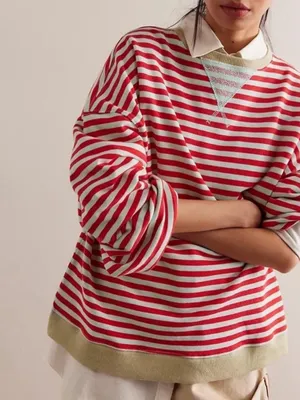 Free people Classic Striped Crew sweater thumbnail 2