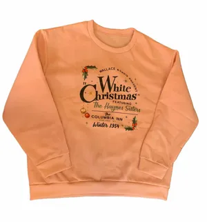 Unbranded White Christmas Sweatshirt Pink XL thumbnail 1