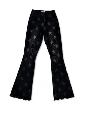 YMI Black Star Flare Jeans Size 1 thumbnail 1
