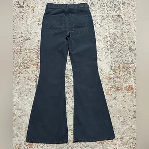 AMERICAN EAGLE High rise Flare corduroy jeans size 2 dark gray thumbnail 4