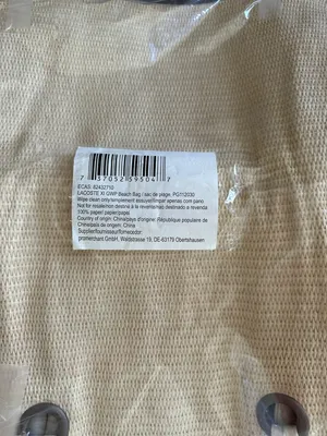 Lacoste Parfums Eau De Bag Woven Straw Tote Beach Bag (NEW) thumbnail 10