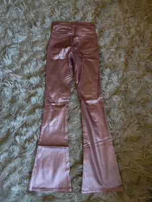 Edikted Pink Leather Pants thumbnail 2