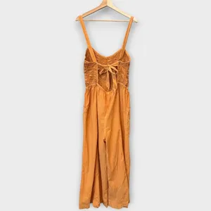 Free People Forever And Always Ruched One-piece Jumpsuit Size Medium thumbnail 7