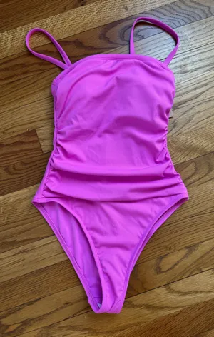Shade & Shore Women's Pink One Piece Swimsuit thumbnail 1