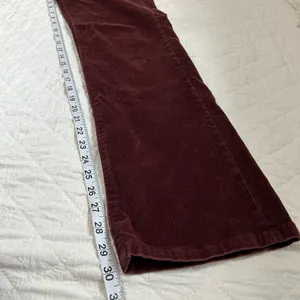 Patagonia Women’s Maroon Corduroy Pants size 28 thumbnail 6