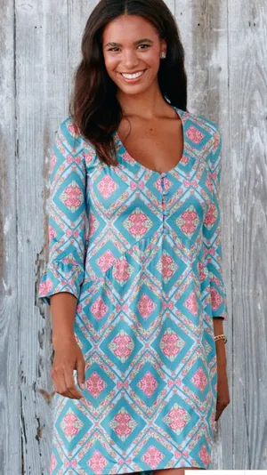 Cabana‎ Life UPF 50+ Manchester Babydoll Dress size L thumbnail 1