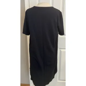 COS‎ Circle Cut Layered T-shirt Dress Sz MED Blue Flowy Lagenlook Minimalist EUC thumbnail 3