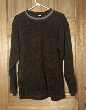 Columbia women’s boho Chocolate Brown Fleece Pullover size S thumbnail 1