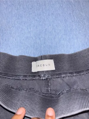 Pacsun Women's Black Washed Casual Drawstring Shorts thumbnail 2