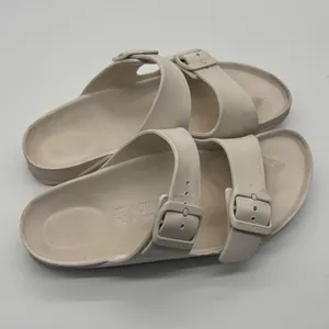 Birkenstock Arizona EVA Sandals Beige White Waterproof Slides EU 37 US 6-6.5 thumbnail 4
