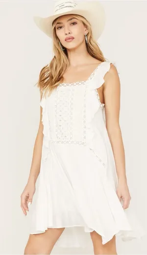 Wild Moss Women's Crochet Trim Dress thumbnail 1