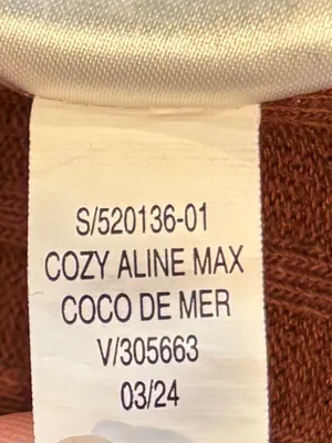 Old Navy Cozy Ribbed A-Line Maxi Skirt Coco de Mer Brown XL thumbnail 3