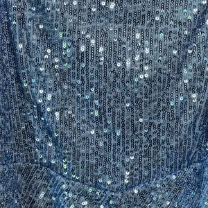 Honey and Rosie Blue Sequin Mini Dress Size‎ M Homecoming Prom Holiday thumbnail 3