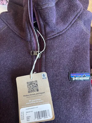 Patagonia Quarter-Zip Fleece Pullover - Obsidian Plum thumbnail 5