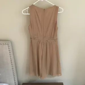 Kingdom B Beige Short Sleeveless Dress Size S thumbnail 4