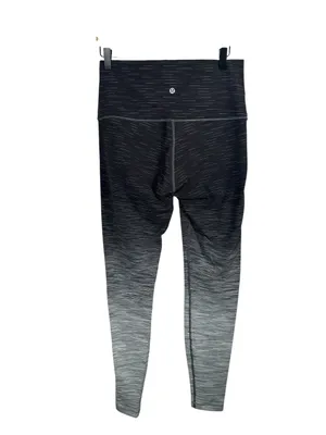 Lululemon Wunder Under Hi Rise Ombre Melange Leggings 12 Black‎ Deep Coal thumbnail 4