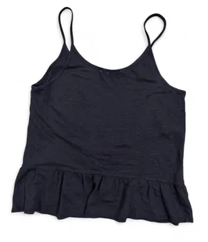 A.L.C. Ruffle Linen Knit Tank Top Small thumbnail 7