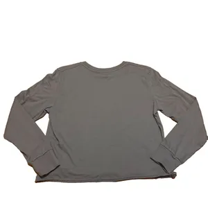 Billabong Ladies Logo Gray Long Sleeve T-Shirt Size S/P STYLE# JT87NBIT thumbnail 6