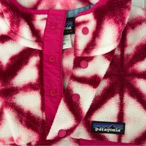 Patagonia Synchilla Tie Die Snap Pullover Pink Diamond thumbnail 5