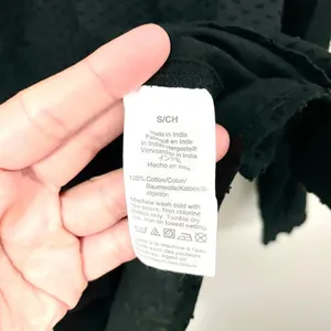 J. Crew Ruffle-Trim V-neck Popover in Clip Dot Black Size S Dark Feminine Chic thumbnail 4
