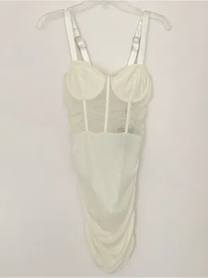 Leau Miami Mesh Corset Mini Dress thumbnail 3