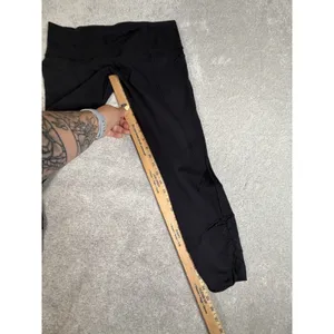 lululemon black leggings Size 8 ruched 25in Pockets thumbnail 10