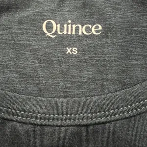Quince Flowknit Breeze‎ Long Sleeve Top Women XS Navy Thumbholes Stretch Active thumbnail 7