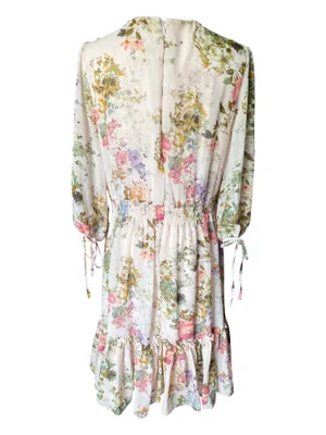 Taylor Floral Chiffon Mini Dress thumbnail 4