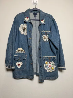 Vintage Granola Women's Denim Hunter Jacket thumbnail 1
