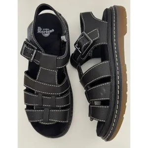 2014 Dr. Martens Carolyn 15699001 Black Leather Fisherman Sandals US 8 Box thumbnail 3