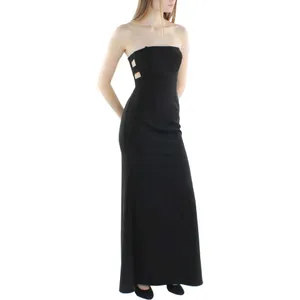Aqua Cut-Out Strapless‎ Evening Dress Size 6 thumbnail 2