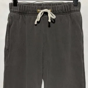 Les Tien Drawstring Waist Classic Heavy Sweatpants Vintage Black Gray Size Small thumbnail 8