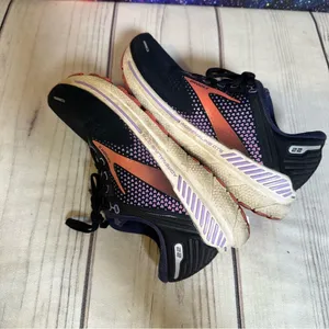 Brooks Adrenaline GTS Women Sz 8 D Black/Purple Athletic Sneaker ​​Running Shoes thumbnail 3